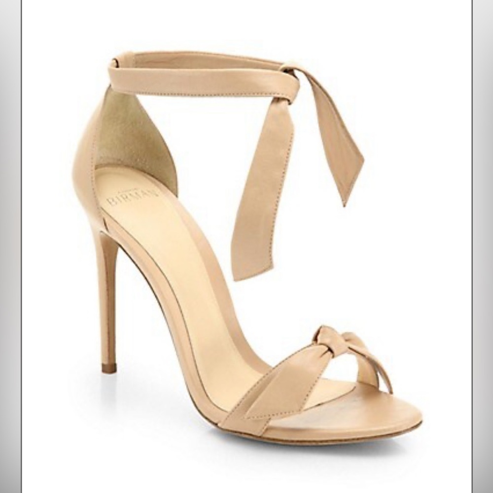 ALEXANDRE BIRMAN Clarita Bow Leather Sandals Sz 9